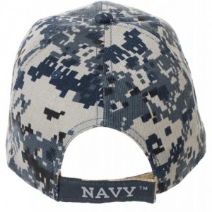 Baseball Caps Officially Licensed US Navy Retired Baseball Cap Camo - Camo - CQ182LYILG3 $10.87