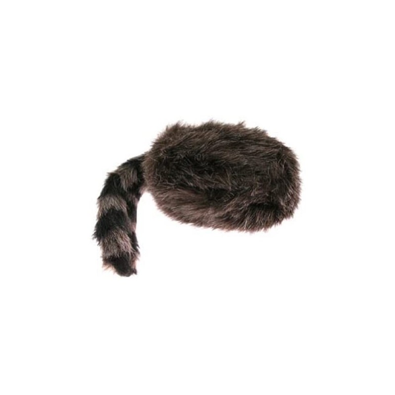 Skullies & Beanies Faux Raccoon Tail Hat - Classic Raccoon Tail Hat of Faux Fur (4-Pack) - CH12GZC2N71 $16.76