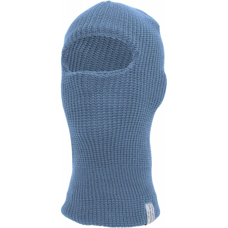 Skullies & Beanies Face Ski Mask 1 Hole - Sky Blue - C811BK3IMY9 $9.88