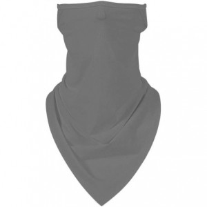 Balaclavas Seamless Triangle Bandana Motorcycle - Gray - CI199AZIAHT $11.25