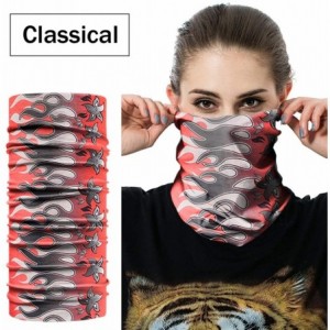 Balaclavas Unisex Multifunctional Seamless Bandana Face Mask Neck Gaiter Headwear Tube Mask Scarf - Classical - CS197SSS8OY $...