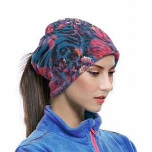 Balaclavas Flower Neck Gaiter Warmer Windproof Mask Face Mask Winter Balaclava Scarf Cover - Style 6 - CT197QTQL5D $21.94