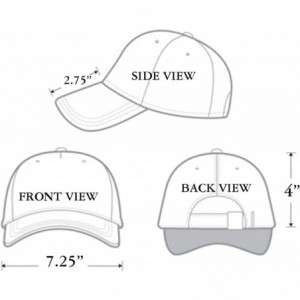Baseball Caps Two Tone 100% Cotton Stonewashed Cap Adjustable Hat Low Profile Baseball Cap. - Kelly Green - CU12NW24URE $10.89