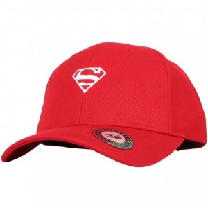 Baseball Caps Baseball Cap Simple Basic Justice League Superman Embroidery Hat AC11097 - Red - CU18K4UAH6T $31.03
