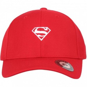 Baseball Caps Baseball Cap Simple Basic Justice League Superman Embroidery Hat AC11097 - Red - CU18K4UAH6T $31.03