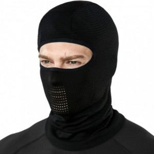 Balaclavas Winter Balaclava Mask Face Cover Thermal Fleece Helmet Liner Unisex - Windproof Balaclava(yzb10) - Black - CX18QZ6...