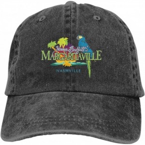 Baseball Caps Jimmy Buffett Country Mens & Women Cool Baseball Cap Adjustable - Black - CI18SDKZKU8 $12.47