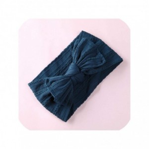 Headbands Headbands Turban Baby Accessories colors - Deep Blue - CD18SYEA86W $18.86