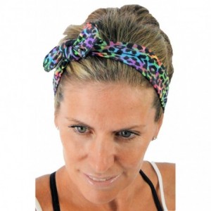 Headbands Removable Bow Training Headband - No Slip - No Sweat- Arancio Orange - Arancio Orange - C912I8WP8TL $19.48