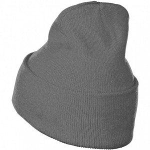 Skullies & Beanies Unisex I Accept Bitcoins Beanie Hat Winter Warm Knit Skull Hat Cap - Deep Heather - CR18KS2DLHW $20.94
