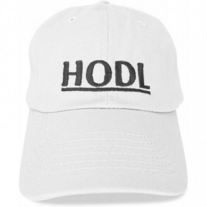 Baseball Caps Cryptocurrency Hats HODL Dad Caps Blockchain Ethereum Bitcoin Litecoin - White - CG189UNCEO3 $12.92