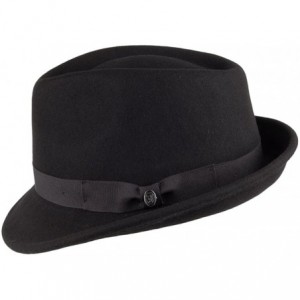 Fedoras Detroit Trilby Wool Felt Fedora Hat - X-large - CY110ZKMIXT $56.60