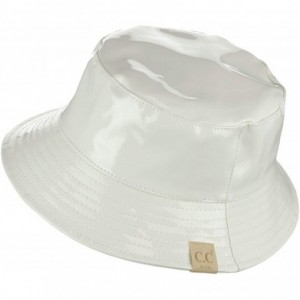 Baseball Caps Kids Children's All season Foldable Waterproof Rain Bucke Hat - Ivory - CV18QGSK3OE $12.52