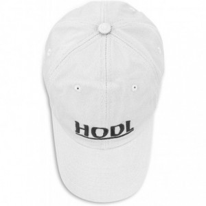 Baseball Caps Cryptocurrency Hats HODL Dad Caps Blockchain Ethereum Bitcoin Litecoin - White - CG189UNCEO3 $12.92