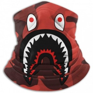 Balaclavas Bape Shark Half Blue Camo Neck Gaiter Warmer Windproof Mask Dust Face Clothing Free UV Face Mask - CN1970G58U9 $16.77