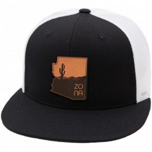 Baseball Caps The Zona Flat Trucker - Camo/Black - CH18IOIDS3U $29.35