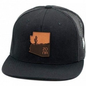 Baseball Caps The Zona Flat Trucker - Camo/Black - CH18IOIDS3U $29.35