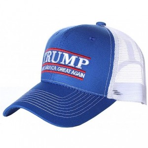 Baseball Caps Trump 2020 Keep America Great Campaign Embroidered USA KAG Hat - Baseball Trucker Mesh Back Cap - Maga-mesh-blu...