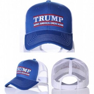 Baseball Caps Trump 2020 Keep America Great Campaign Embroidered USA KAG Hat - Baseball Trucker Mesh Back Cap - Maga-mesh-blu...