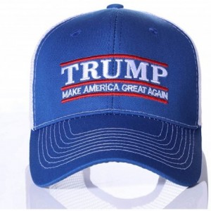 Baseball Caps Trump 2020 Keep America Great Campaign Embroidered USA KAG Hat - Baseball Trucker Mesh Back Cap - Maga-mesh-blu...