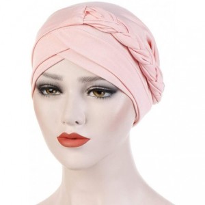 Skullies & Beanies Elastic Muslim Ruffle Cancer Viviplus - Pink - C618YGD2XT8 $13.34