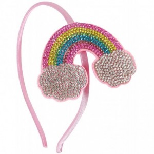 Headbands Wrapables Crystal Studded Bling Headband - Rainbow - CO18TIXMRWU $9.96