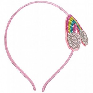 Headbands Wrapables Crystal Studded Bling Headband - Rainbow - CO18TIXMRWU $9.96