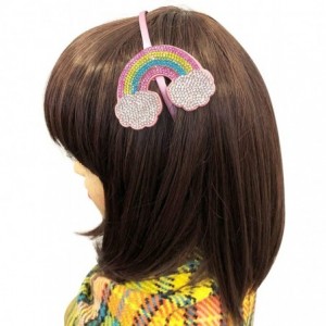 Headbands Wrapables Crystal Studded Bling Headband - Rainbow - CO18TIXMRWU $9.96