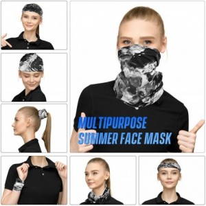 Balaclavas Neck Gaiter Bandana Face Mask Dustproof Breathable Balaclava Men Women for Riding Running Fishing Hiking - Black -...