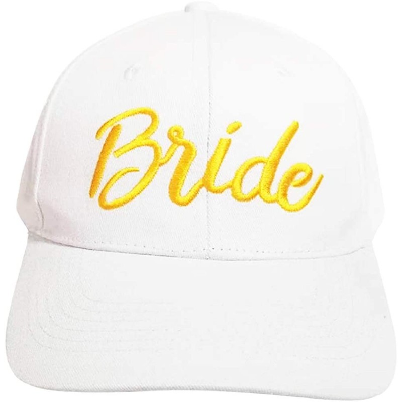 Baseball Caps Funny Adjustable Hat Cotton Trucker Baseball Cap Hat for Party - White Bride2 - CY18W7Q9ORA $9.22