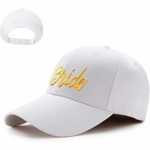 Baseball Caps Funny Adjustable Hat Cotton Trucker Baseball Cap Hat for Party - White Bride2 - CY18W7Q9ORA $9.22