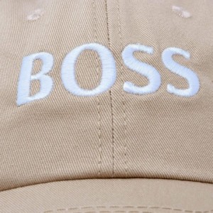 Baseball Caps BOSS Baseball Cap Dad Hat Mens Womens Adjustable - Khaki - CT18M9N3U9Y $10.18