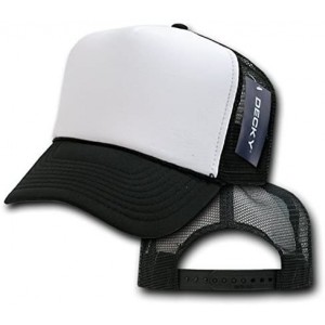 Baseball Caps 2 Tone Trucker Cap - Black - CH118GI78SH $10.54