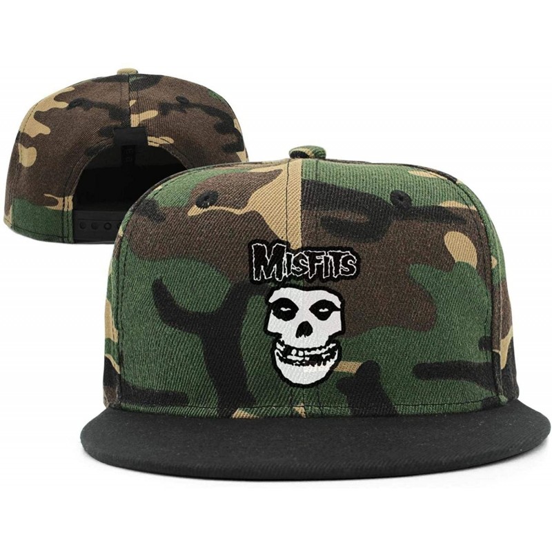 Baseball Caps Men&Women The-Misfits-Logo- Peaked Cap Vintage Trucker Hat - The Misfits Logo-5 - C118K6ECRRU $23.99