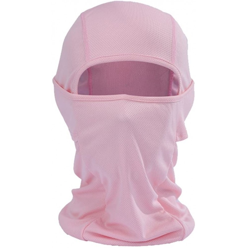 Balaclavas Neck Warmers Face Scarf Balaclava Ski Mask -Cold Weather Ski Face Mask - To-pink - C918ADWY3DC $12.09