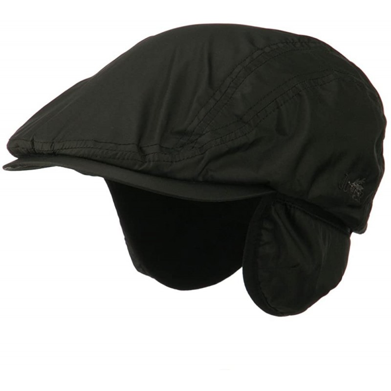 Newsboy Caps Fleece Earflap Ivy Cap - Black - C611UU799VL $22.29