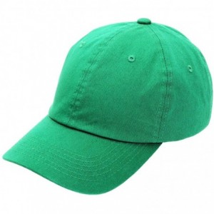 Baseball Caps Baseball Cap for Men Women - 100% Cotton Classic Dad Hat - Kelly Green - C118T56ZSGR $20.07