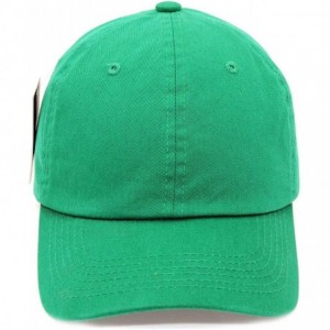 Baseball Caps Baseball Cap for Men Women - 100% Cotton Classic Dad Hat - Kelly Green - C118T56ZSGR $10.42