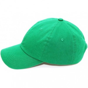 Baseball Caps Baseball Cap for Men Women - 100% Cotton Classic Dad Hat - Kelly Green - C118T56ZSGR $10.42