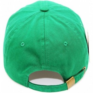 Baseball Caps Baseball Cap for Men Women - 100% Cotton Classic Dad Hat - Kelly Green - C118T56ZSGR $10.42