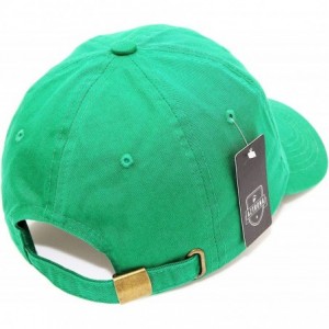 Baseball Caps Baseball Cap for Men Women - 100% Cotton Classic Dad Hat - Kelly Green - C118T56ZSGR $10.42