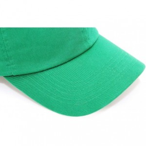 Baseball Caps Baseball Cap for Men Women - 100% Cotton Classic Dad Hat - Kelly Green - C118T56ZSGR $10.42