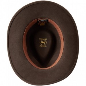 Fedoras Crushable Wool Felt Fedora Hats - One Size - CY119H27GQP $41.91