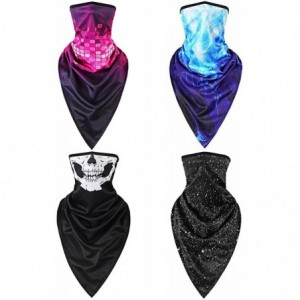 Balaclavas Men's Neck Gaiter Bandana Breathable Balaclava for Wind Sun UV and Dust Protection Head Wrap - 4 Pcs-4 - CY197TNX4...