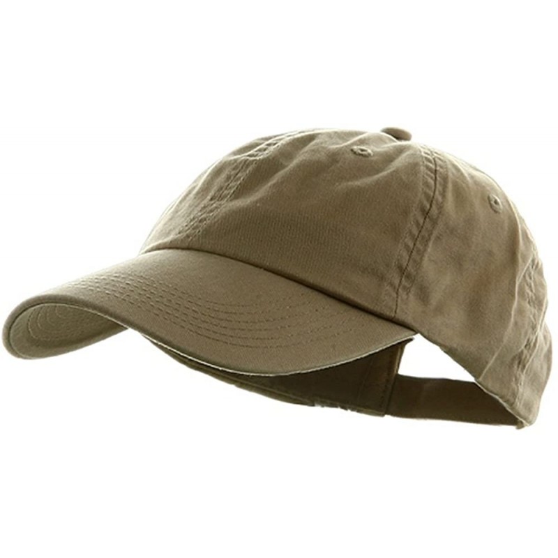 Baseball Caps Washed Chino Twill Cap - Khaki - Khaki - CT112B7CZ4V $24.66