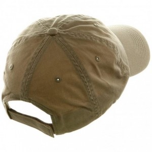 Baseball Caps Washed Chino Twill Cap - Khaki - Khaki - CT112B7CZ4V $24.66