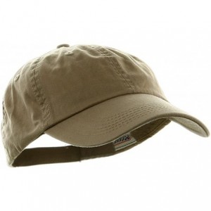 Baseball Caps Washed Chino Twill Cap - Khaki - Khaki - CT112B7CZ4V $24.66