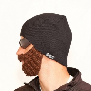 Skullies & Beanies The Original- Beard Hat- Made in The USA Eco Friendly - Black - CU116R9VLLH $29.58