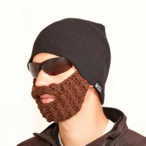 Skullies & Beanies The Original- Beard Hat- Made in The USA Eco Friendly - Black - CU116R9VLLH $29.58