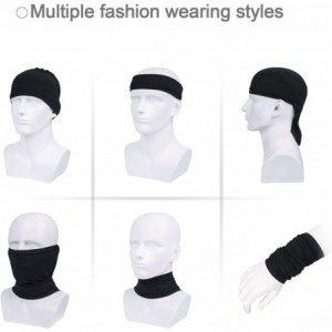 Balaclavas Protection Windproof Sunscreen Breathable - 1 Pack Black - C318ASR8S6A $11.81